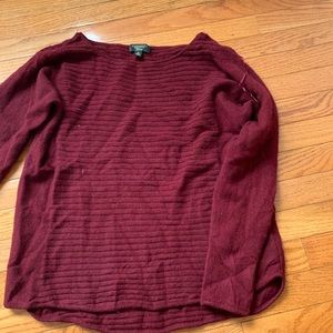 maroon cashmere sweater